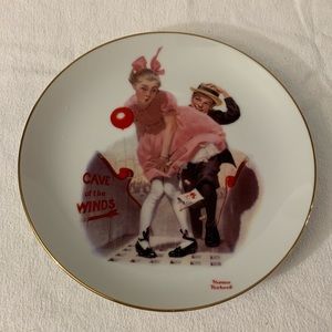Cave of the Winds - Norman Rockwell - Young Love Plate